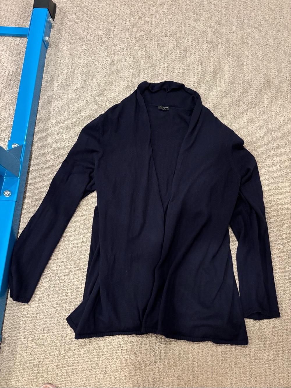 Talbots Navy Open-Front Women's Cardigan